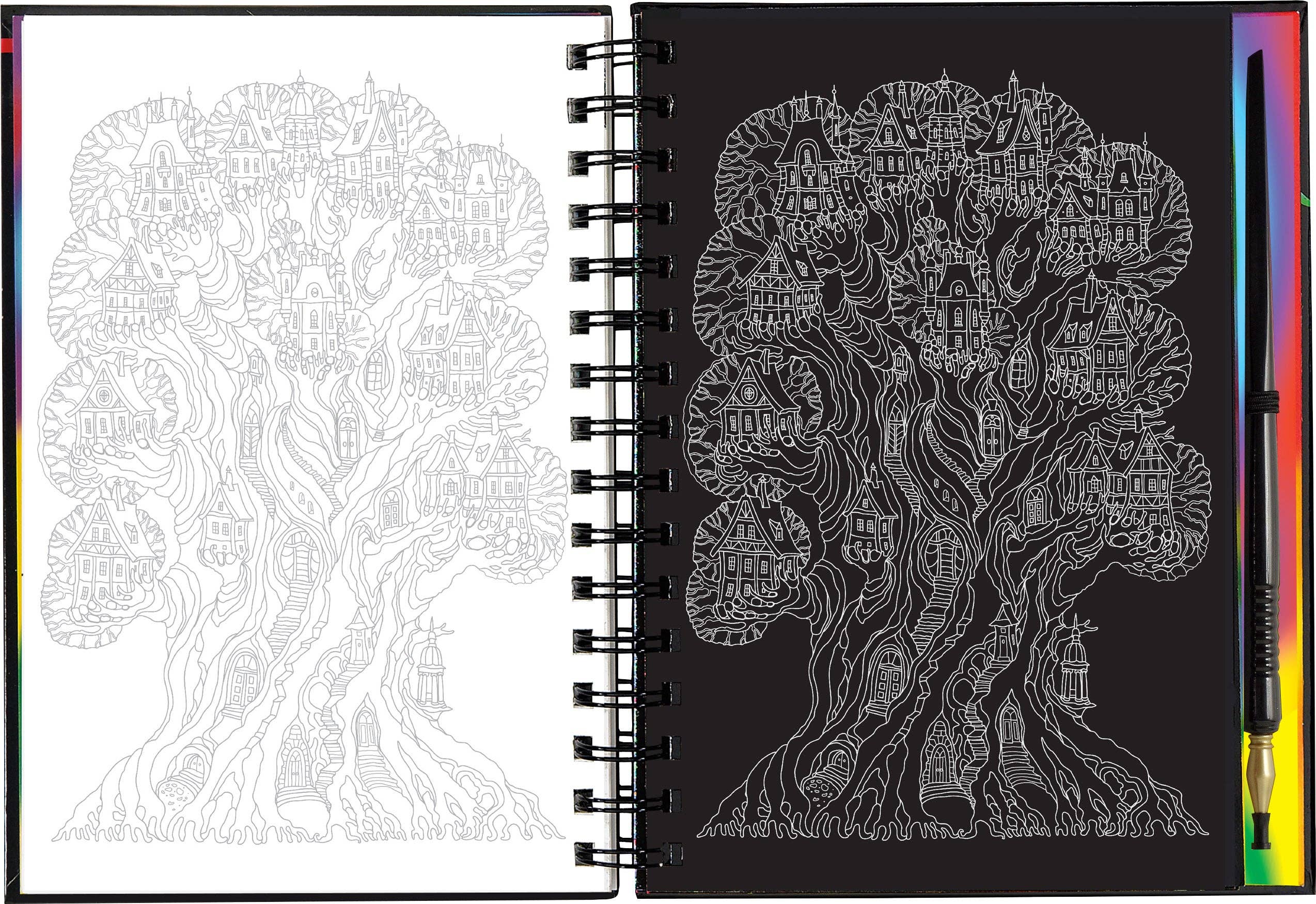 Peter Pauper Press - Wholesale Sketchbook/Sketchpad - Extreme! Fantasy Art Scratch and Sketch5