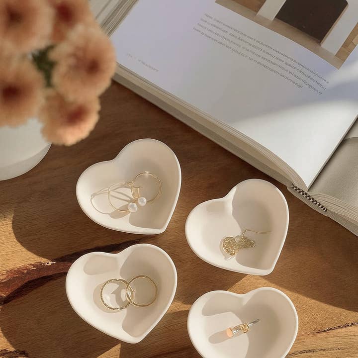 CandlesCo Australia - Wholesale Jewelry Dish - Mini Heart Trinket Bowl