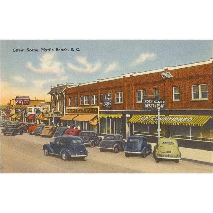 Found Image Press - Wholesale Magnet - Magnet SC-103 Street Scene, Myrtle Beach
