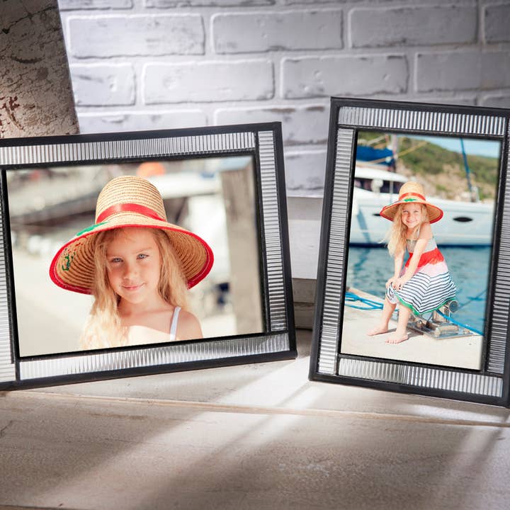 J Devlin Glass Art & Bert Anderson Collection - Wholesale Picture Frame - Fluted Glass Picture Frame 8x10 5x7 4x6 By J Devlin Pic 322
