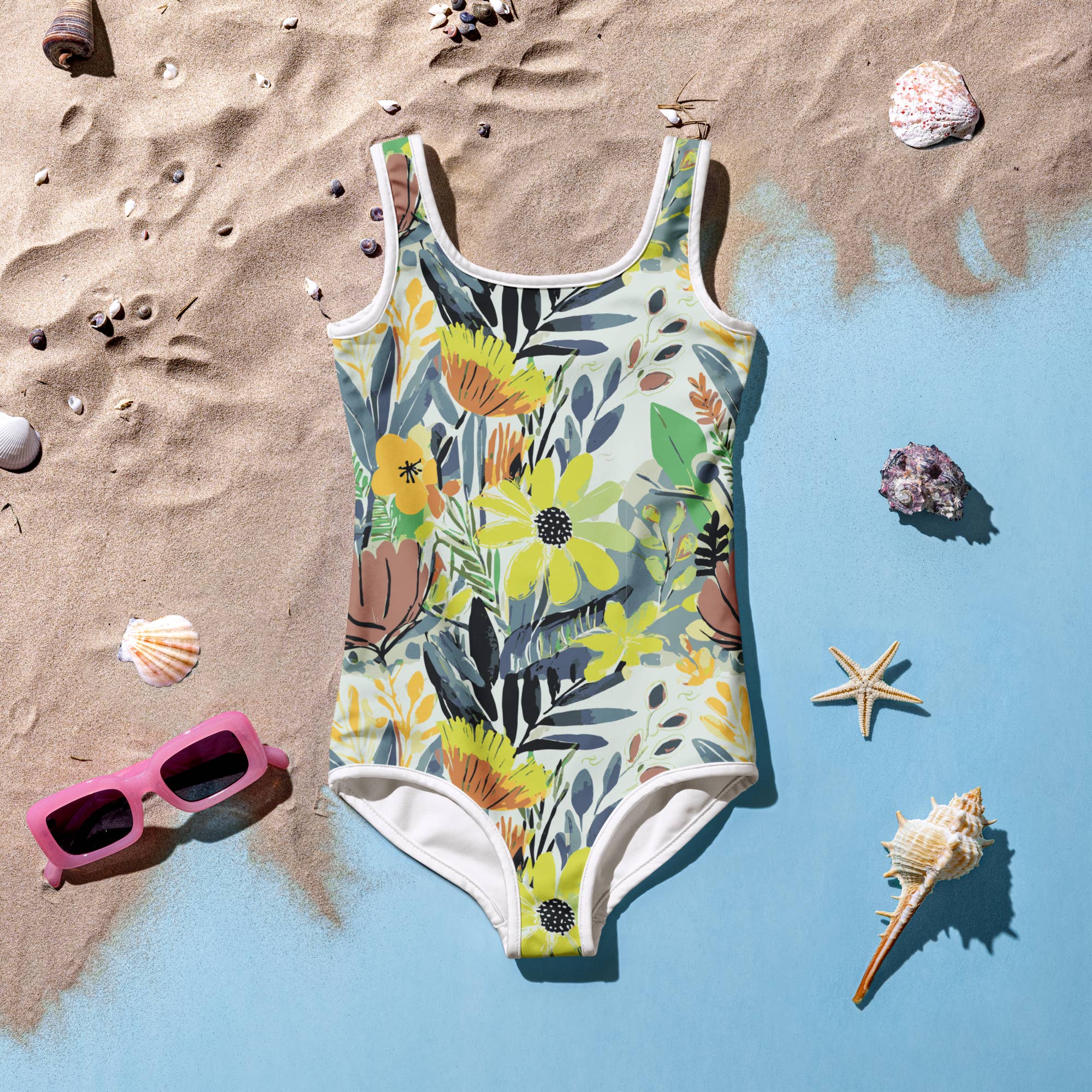 Enveloped – wholesale One-piece swimsuit – Kids – Miss Sunshine girl's swimsuit