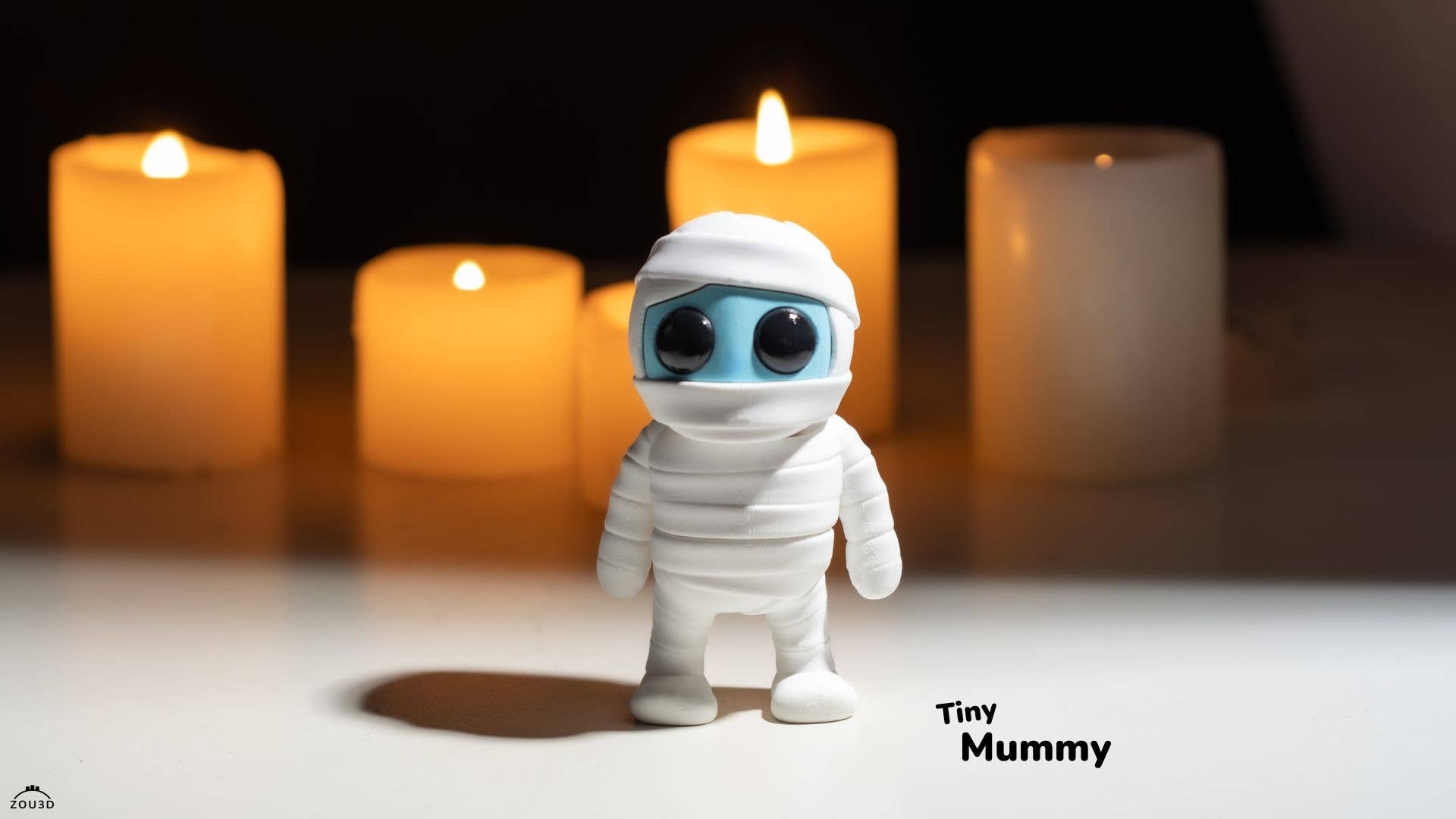 Great American Designs - Wholesale Fidget Toy - Kids - Tiny Baby Mummy 3D Printed Toy, Fidget Toy