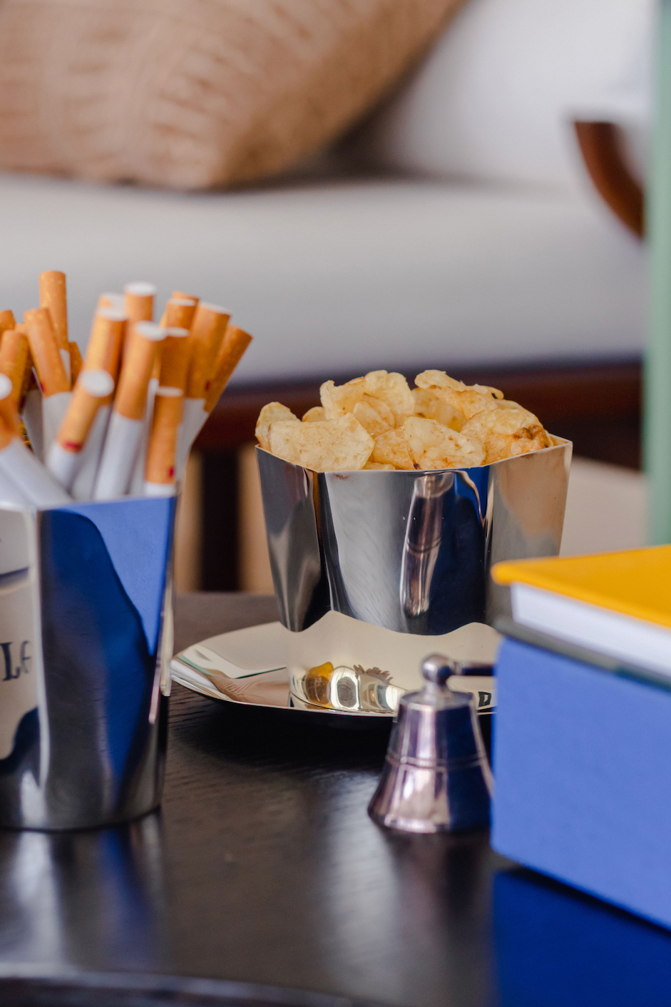 ESENCIAL HOGAR - Wholesale Serve Bowl - Hexagon Silver-Plated Nut Bowl & Saucer4