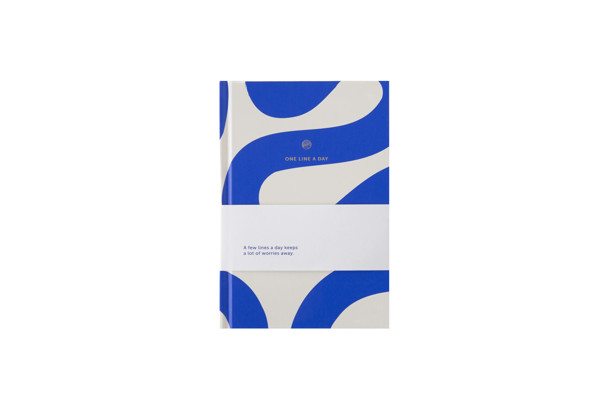 A-Journal Stationery - Wholesale Notebook - A-Journal One line a day - flow blue0