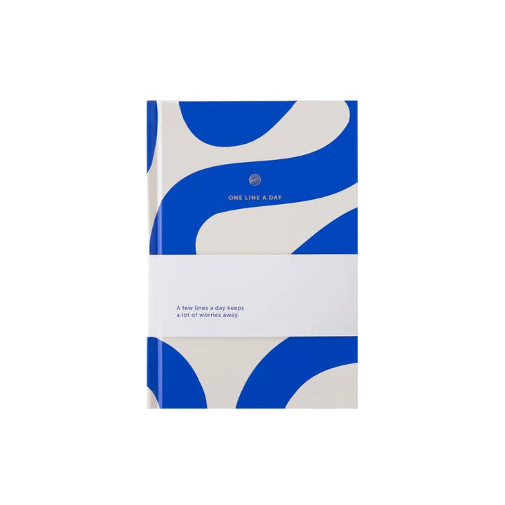 A-Journal One line a day - flow blue for wholesale by A-Journal Stationery