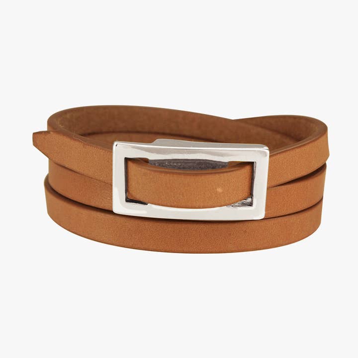 Armband aus versilbertem Kamelleder für den Großhandel von CXC