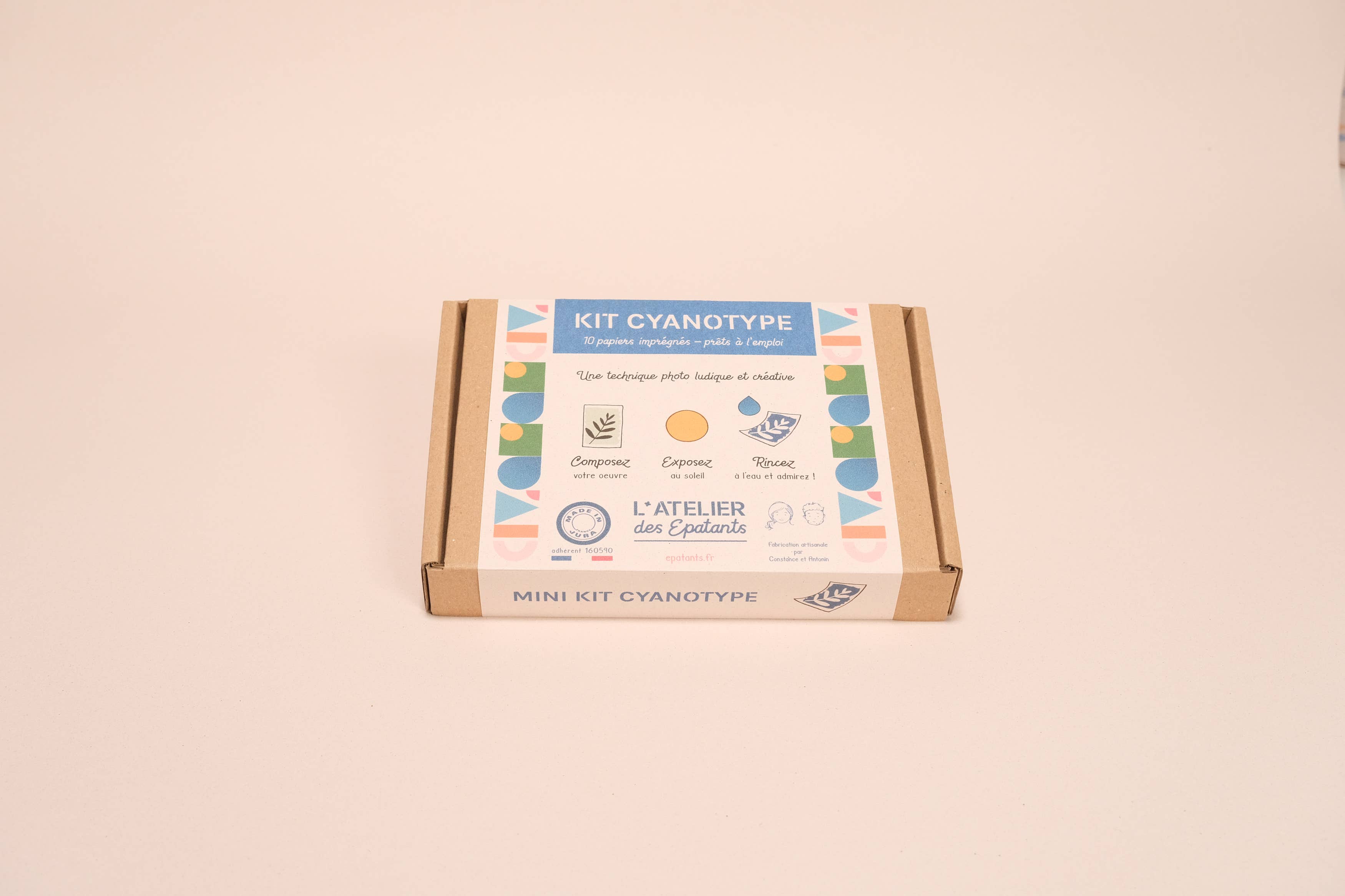 L'Atelier des Epatants - Venta al por mayor Kit de manualidades - Mini kit de cianotipo1