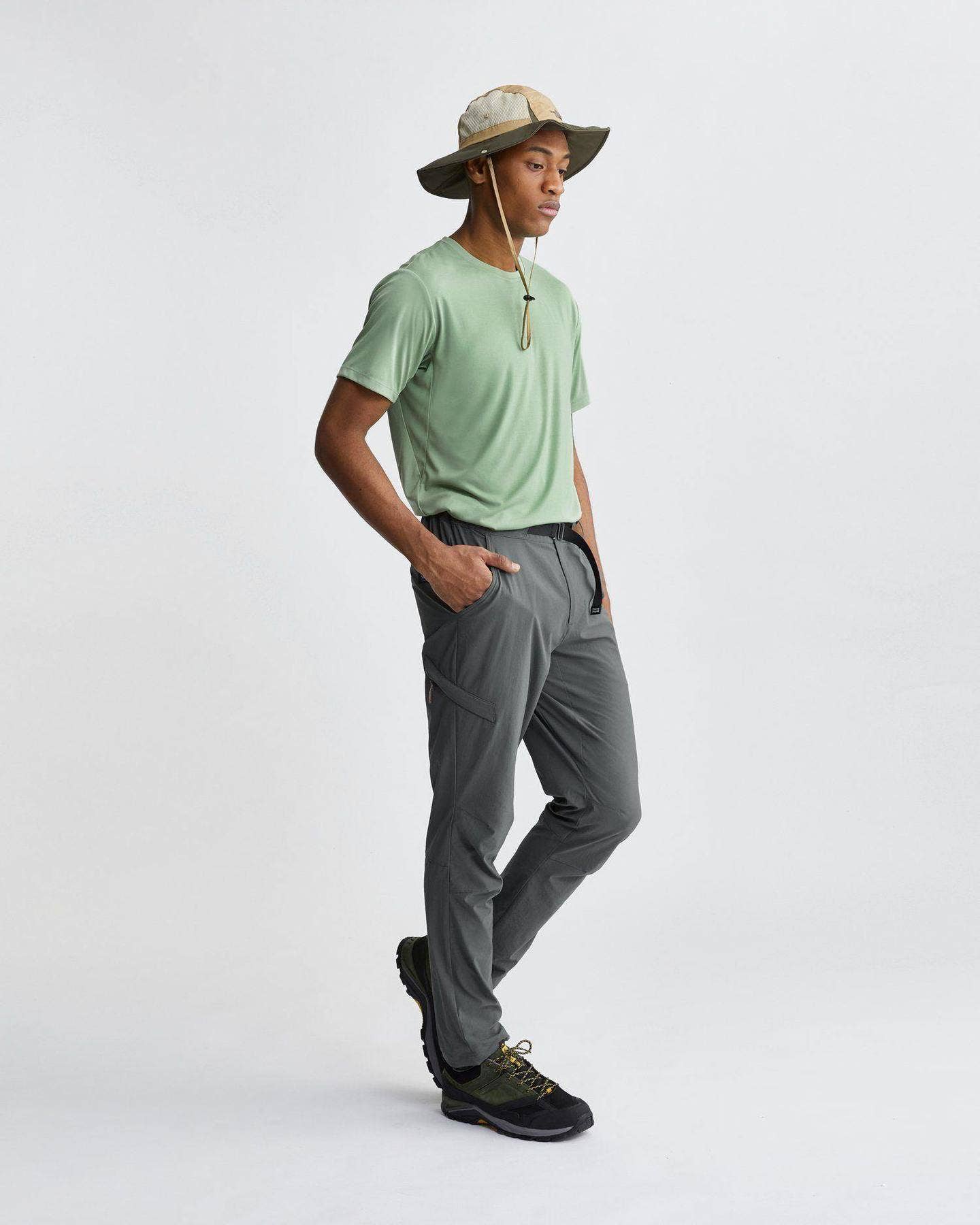 Riverrock Charcoal Men's Helios Trail Pant - Regular for wholesale on Faire5