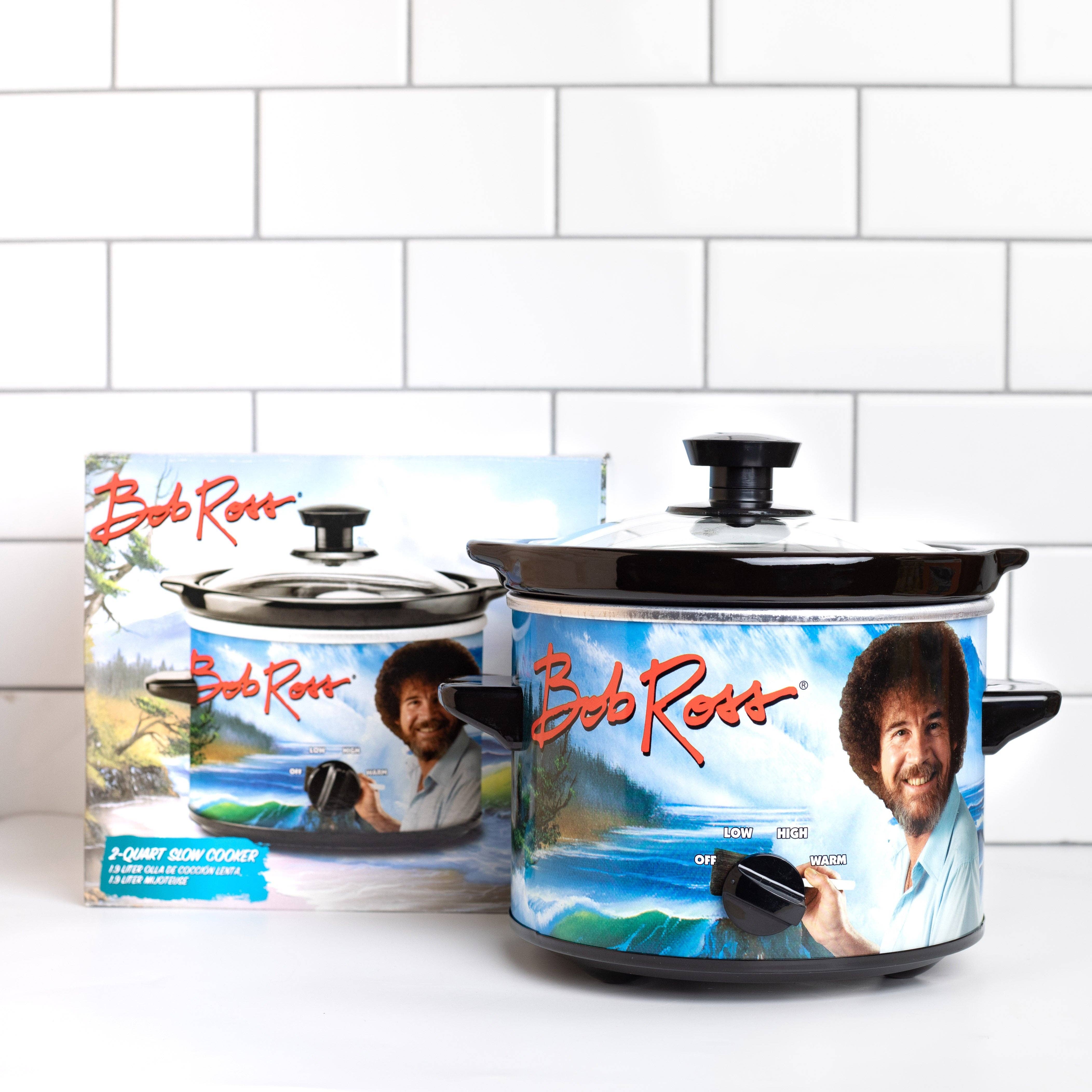 Uncanny Brands - Wholesale Kitchen Appliance - Uncanny Brands Bob Ross 2-Quart Slow Cooker5