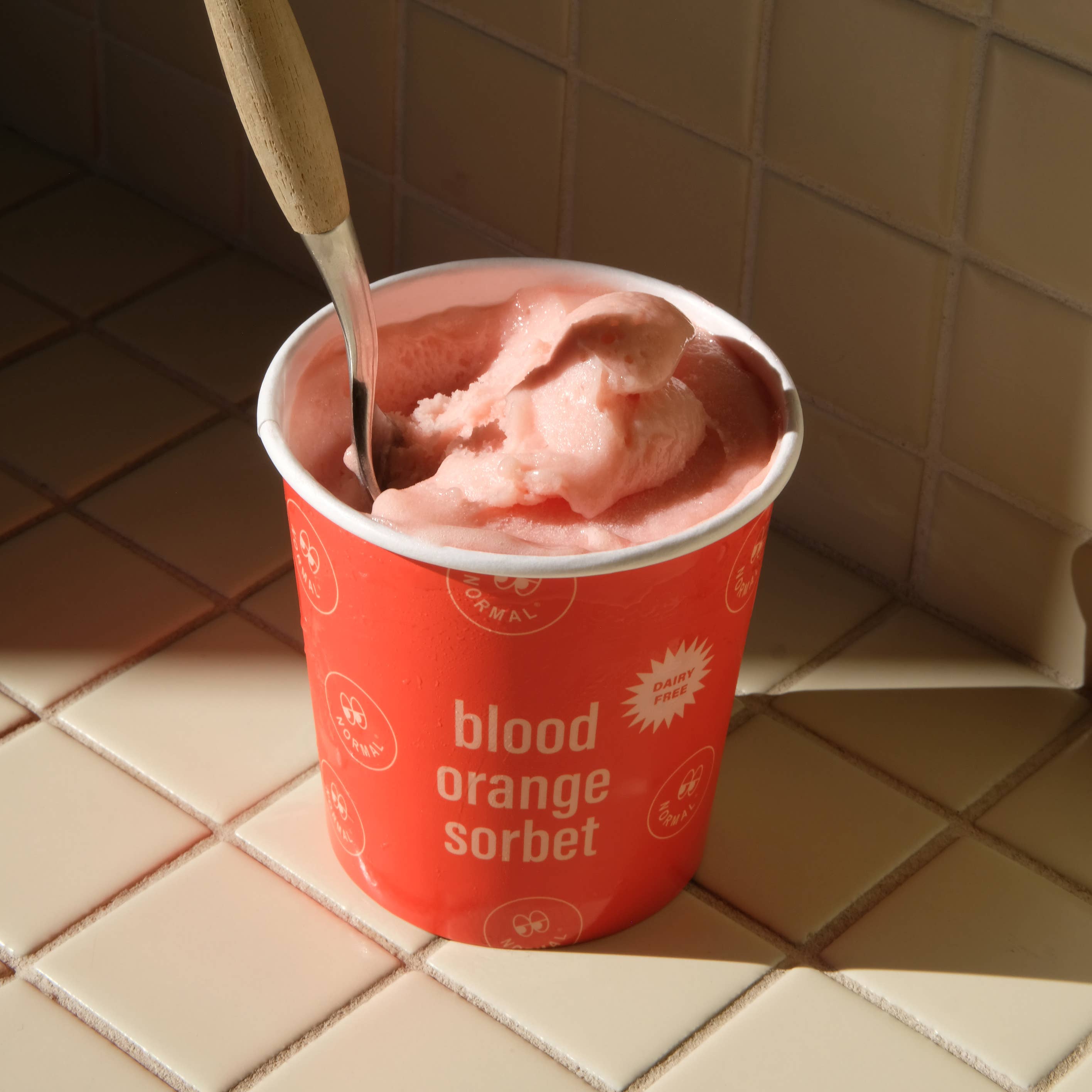normal® ice cream – wholesale Glass/Sorbet – blodapelsinsorbet2