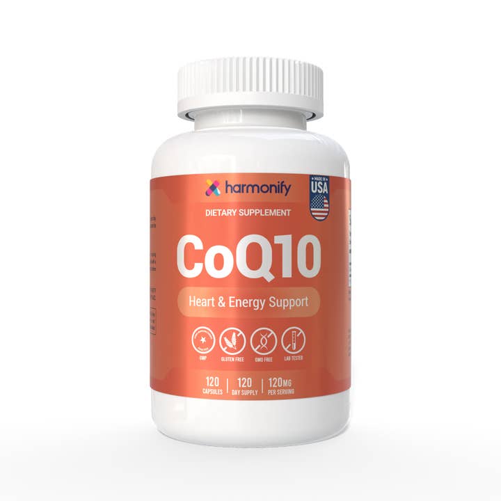 HARMONIFY - Wholesale Oral Supplement/Vitamin - HARMONIFY CoQ10 Coenzyme 120mg for Heart Health, 120 Cnts7
