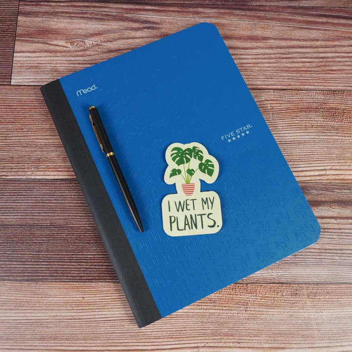 Sentinel Supply - Wholesale Sticker - I Wet My Plants Funny Houseplant Sticker