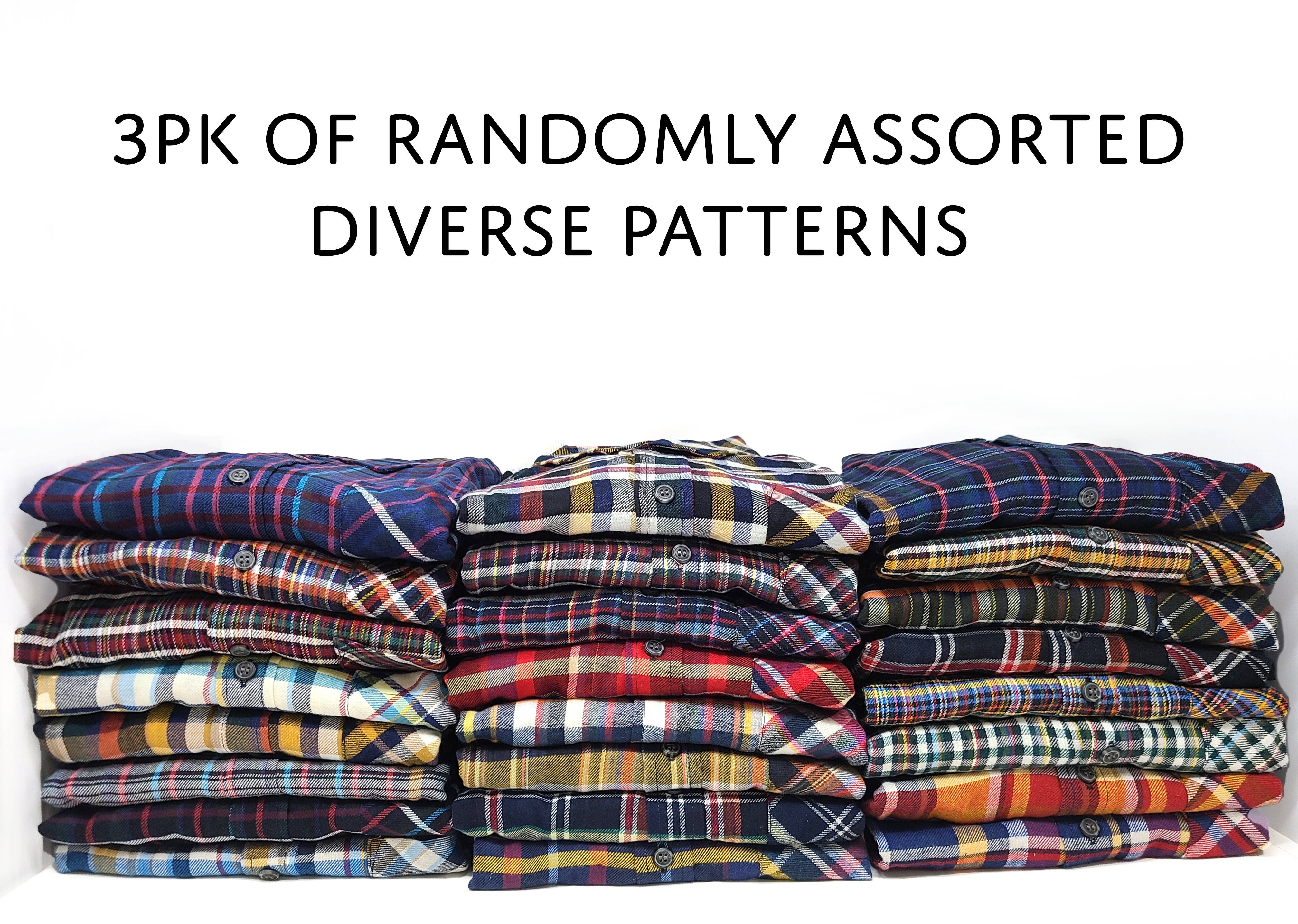 I-Wear Brands - Wholesale Button Down Shirt - Men's - Men's Long Sleeve Button Down Cotton Flannel Shirt31