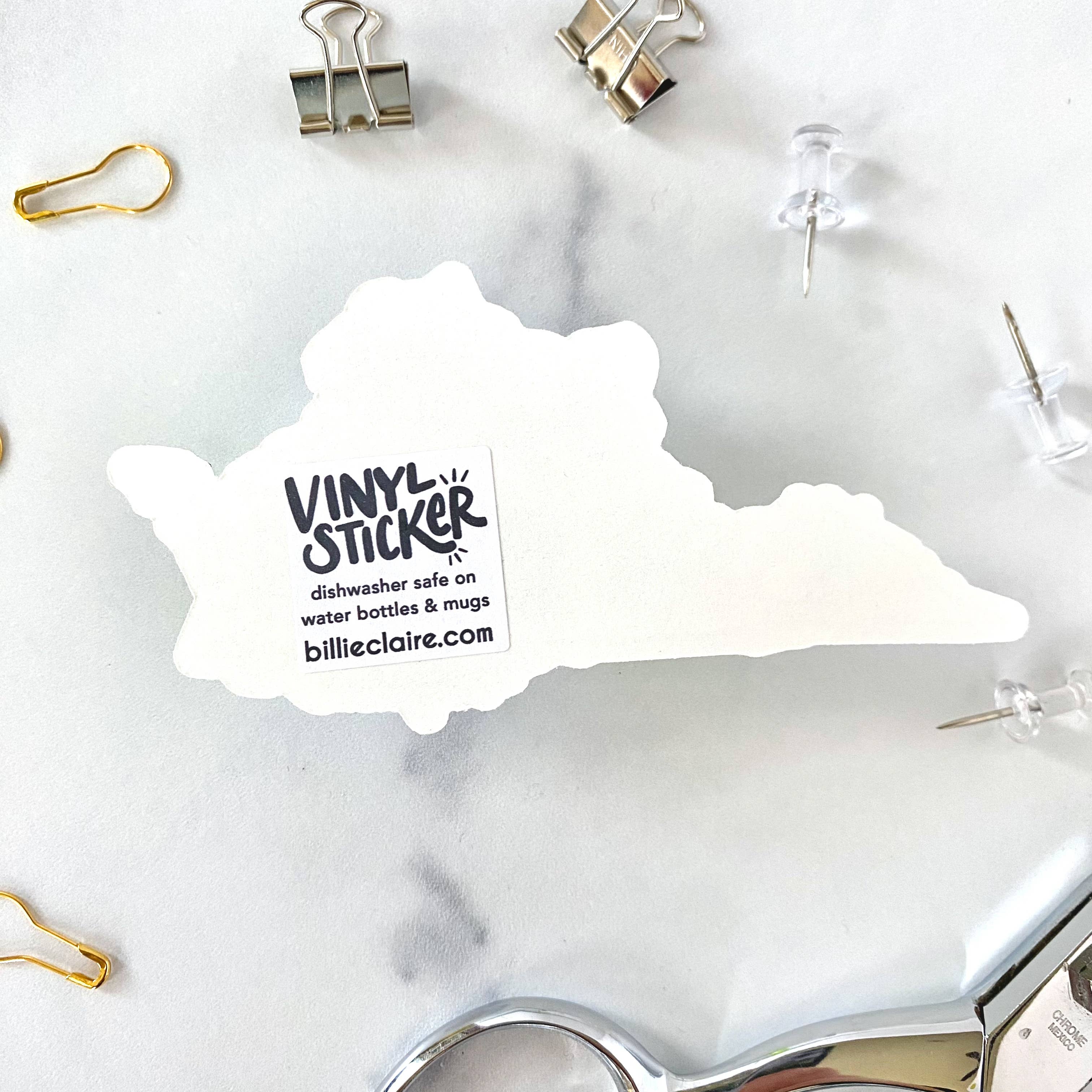 Billie Claire Illustration (Handmade) - Wholesale Sticker - Virginia Dogwoods - Vinyl Sticker1