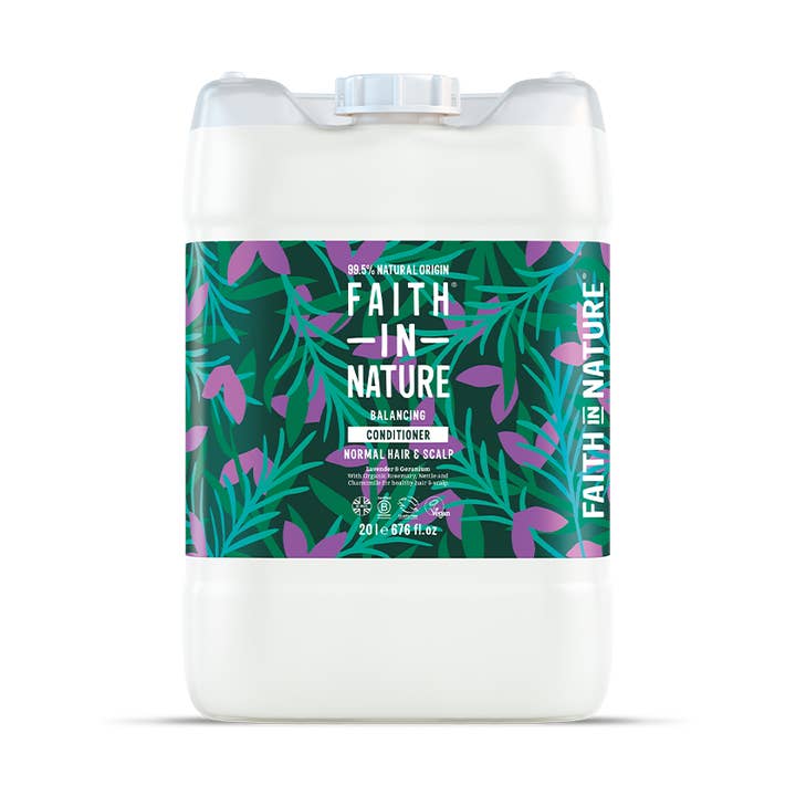 Lavender & Geranium Conditioner - 20L for wholesale by Faith in Nature