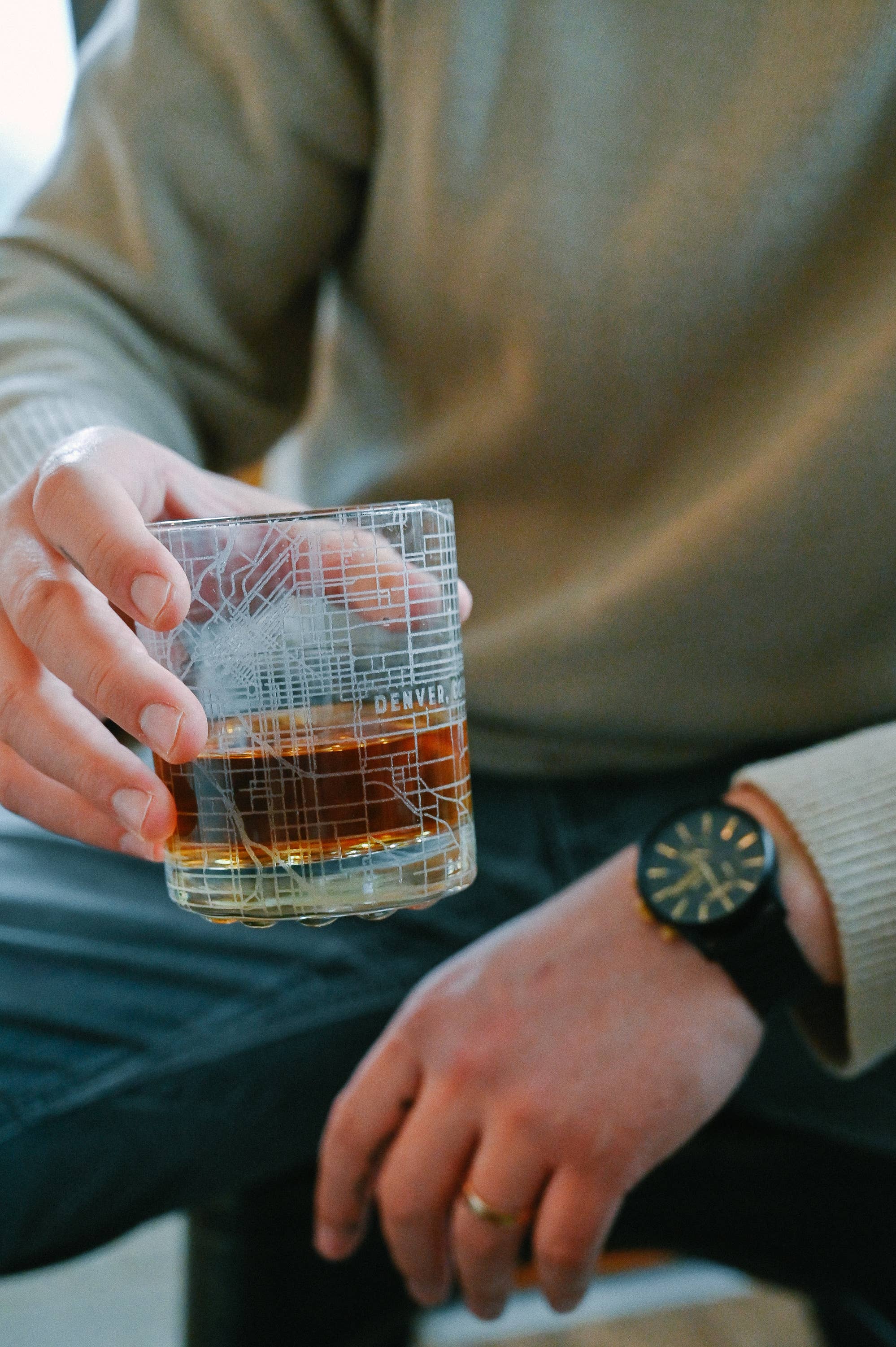 LumEngrave - Wholesale Cocktail/Liquor Glass - DENVER CO Engraved Whiskey Glass | Or Choose Your Own Map!3