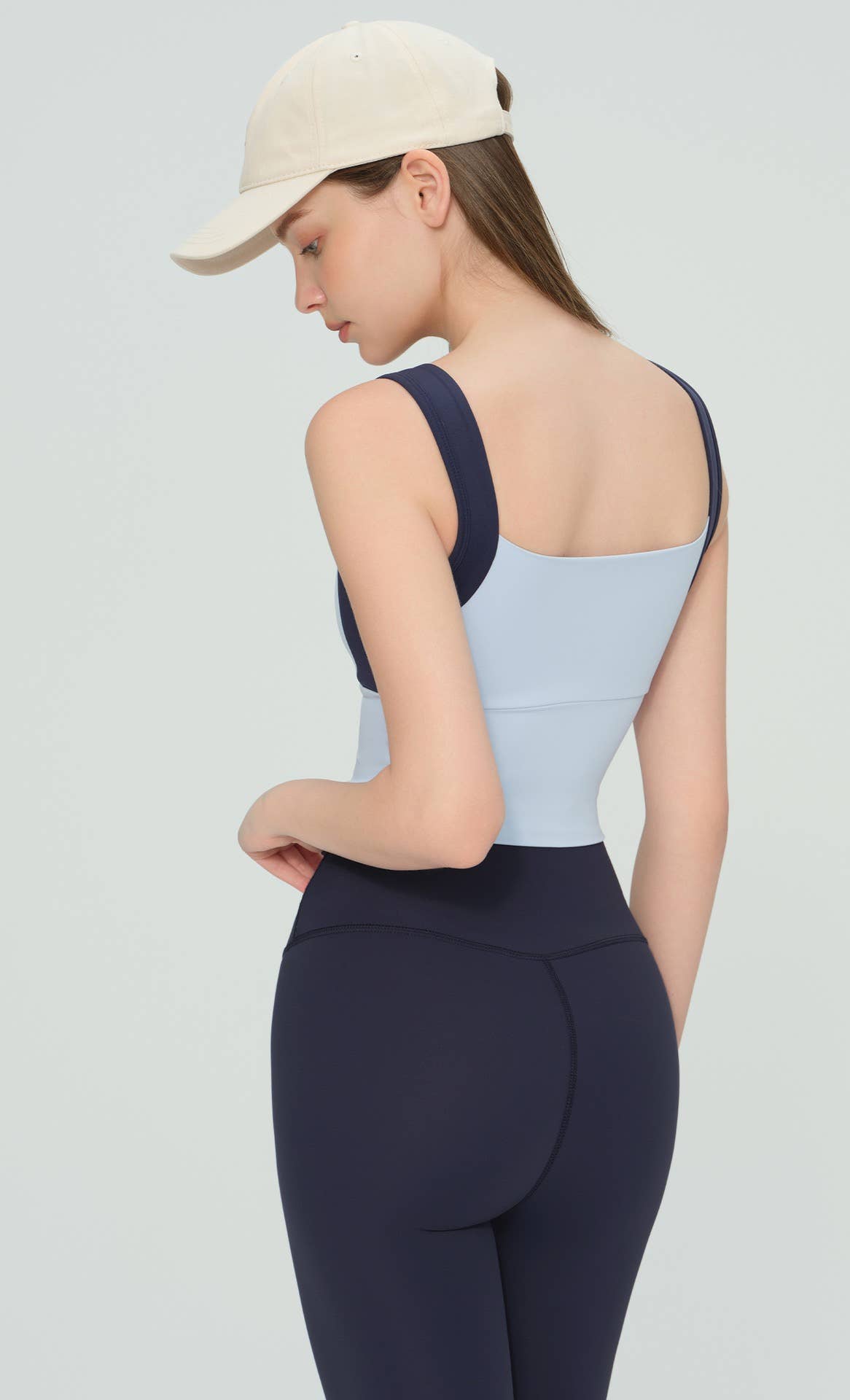 91thelabel - Wholesale Sports Bra - Women's - Eris Color Contrast Longline Sports Bra 3