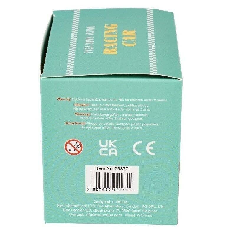 Rex B2B - UK – wholesale Classic toy – Kids – Push Down Action Racing Car - Red3