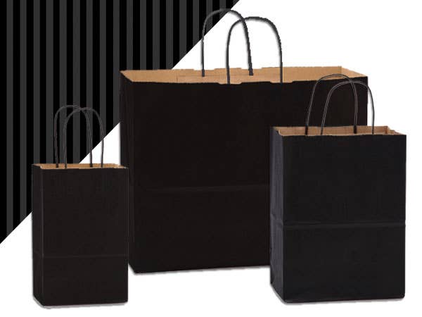 Nashville Wraps - Wholesale Gift Bag - Recycled Shadow Stripe Kraft Paper Retail Shopping Bags27