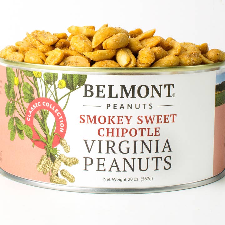 Smokey Sweet Chipotle Virginia Peanuts for wholesale by Belmont Peanuts