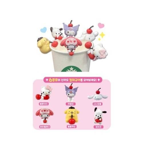 K-Wonderland - Wholesale Decorative Figurine - Sanrio Sweet Soda Cup Deco Figure Raandom Box7
