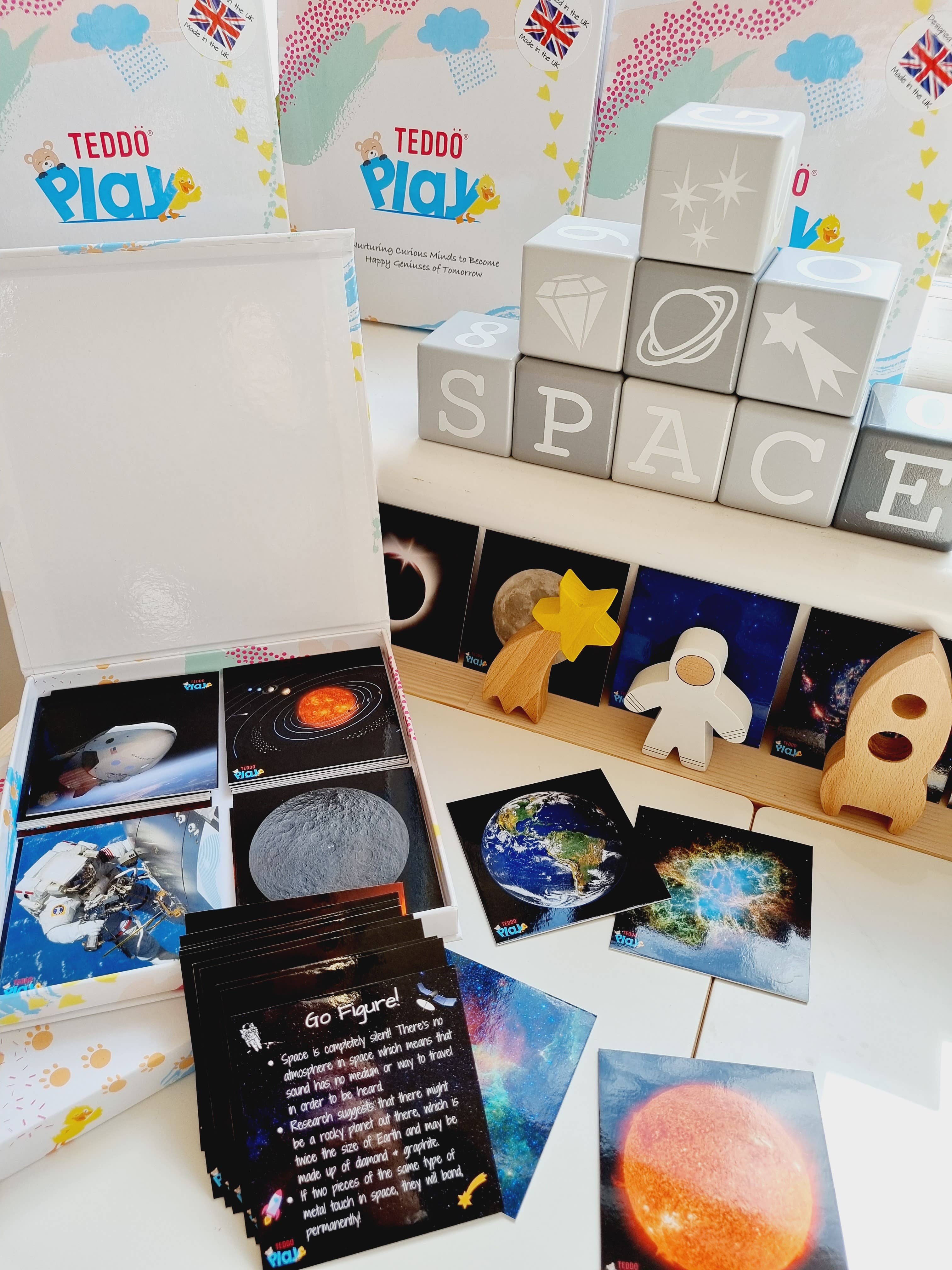 Teddo Play – Großhandel Lernkarten – Kind & Baby – Space Facts Pädagogische Geschenke Wissenschaft Reisen Spiele +Werbegeschenke4