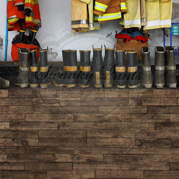 Two In One 5ft x 10ft / When I Grow Up Dark Scuffed Wood for wholesale by Swanky Prints