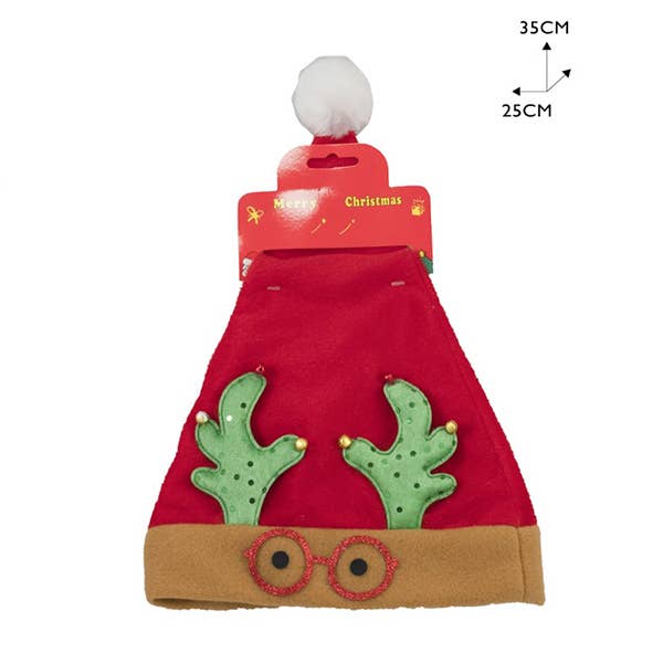 LA RUTA DE LAS IMPORTACIONES SL - Wholesale Christmas Decoration - Christmas hat 25x35cm (N313)0