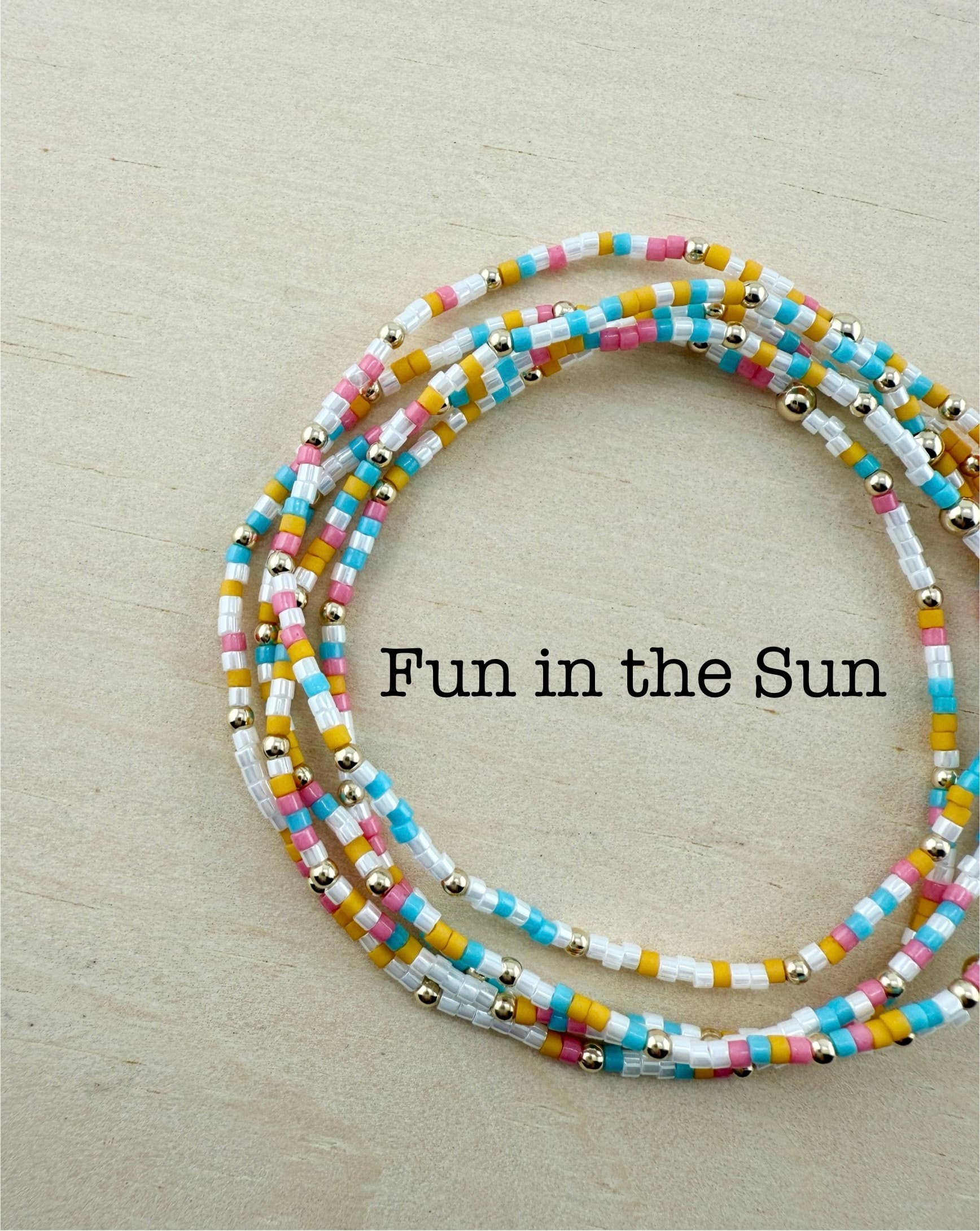 Back Bay Bead Company - Wholesale Beaded Bracelet - Stretchy Seed Bead Bracelets Gold Fill Gifts for Her Jewelry25