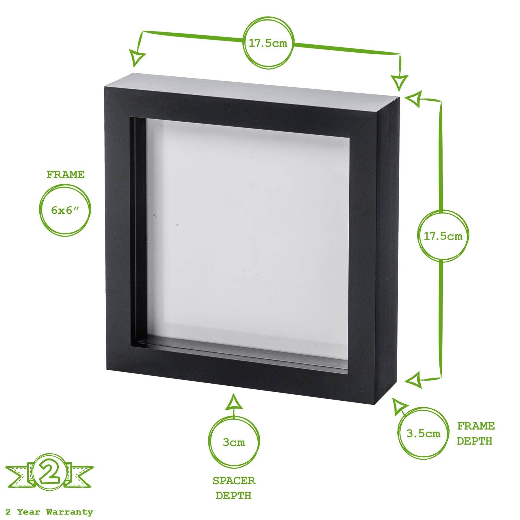 Rinkit Ltd - Wholesale Picture Frame - Nicola Spring 6" x 6" 3D Box Photo Frame - Light Brown5