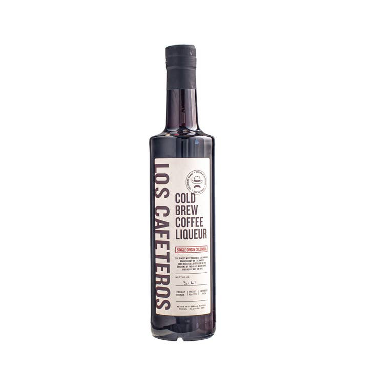 LOS CAFETEROS Coffee Liqueur for wholesale by Black Mountains Botanicals