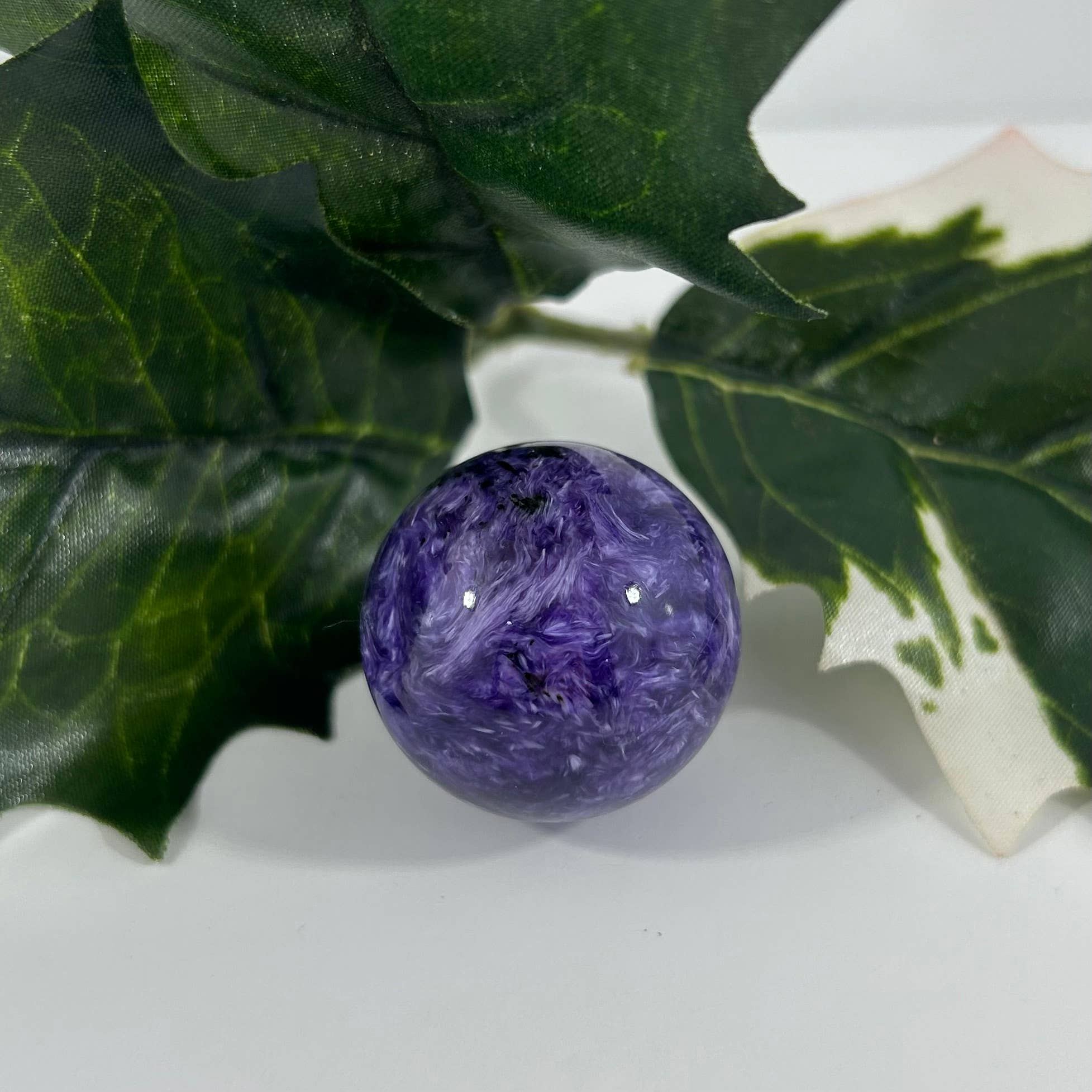 Quasar Gems USA - Wholesale Spiritual Stone/Crystal - Charoite Spheres 3cm2