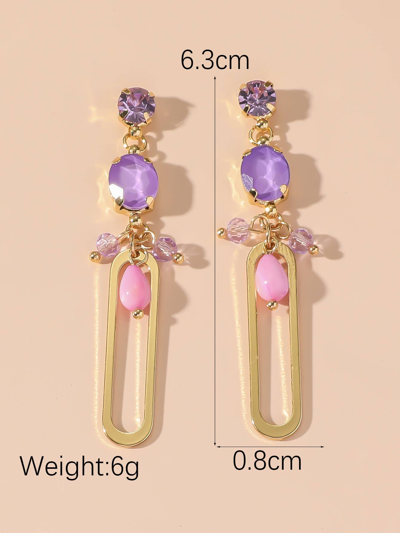 Blossom bijoux - Wholesale Dangle Earrings - Clou earrings 24PEBOL0185