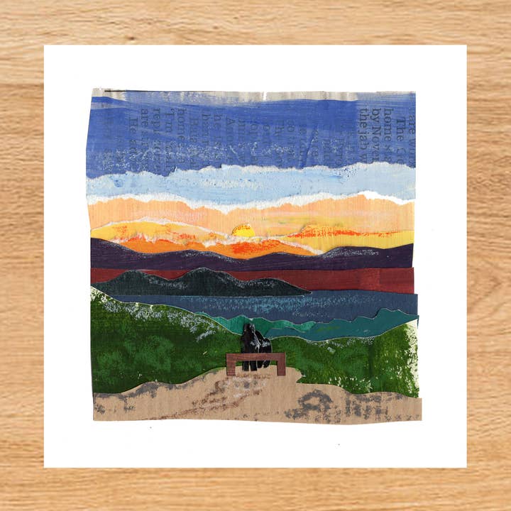 Cartolina al tramonto per la vendita all'ingrosso da parte di Victoria Mandale