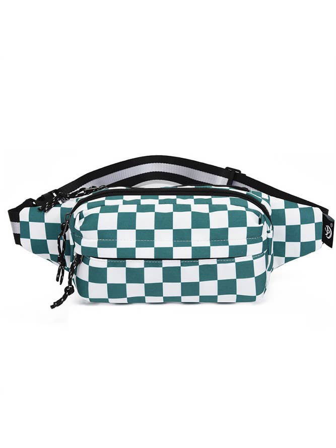 Nylon draagtas met geruite bloemenprint MOQ 3 stuks ZK15 voor wholesale door UNISHE