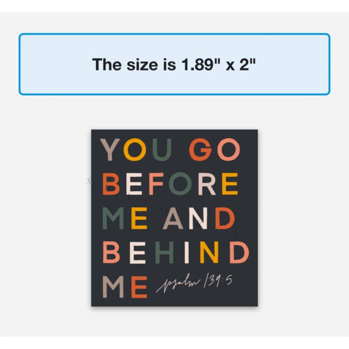 swaygirls - Wholesale Sticker - Psalm 139:5 Sticker | Christian stickers & decals3