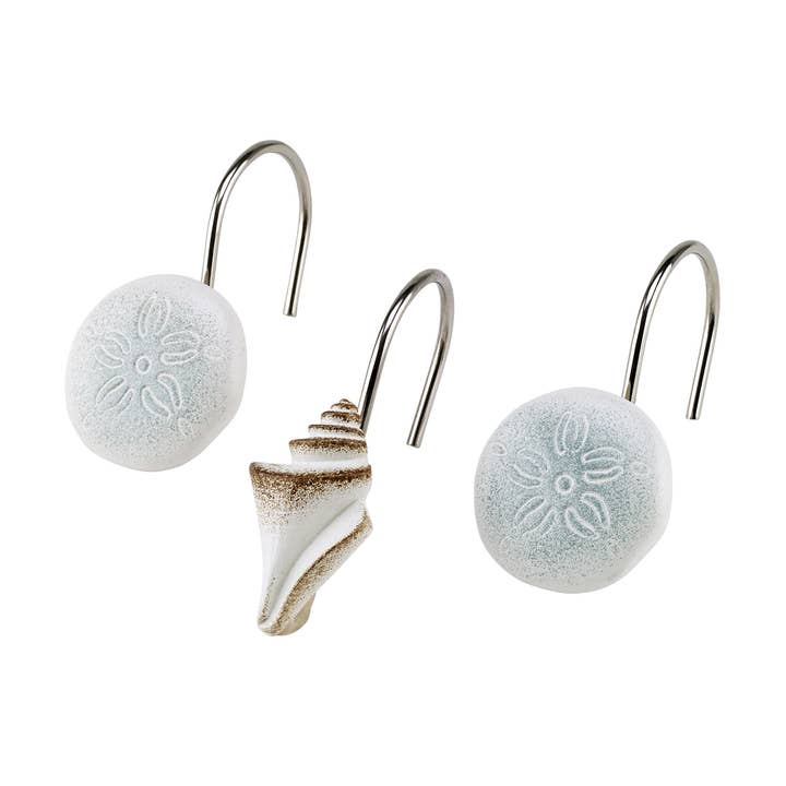 Sequin Shells Shower Curtain for wholesale by Avanti Linens