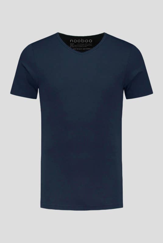 Nooboo - Wholesale Knit Top - Men's - Luxury Bamboo V neck T-shirt 4