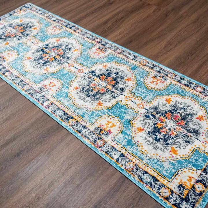 Hauteloom - Wholesale Area Rug - Tigried Turquoise 2308 Area Rug - Clearance6
