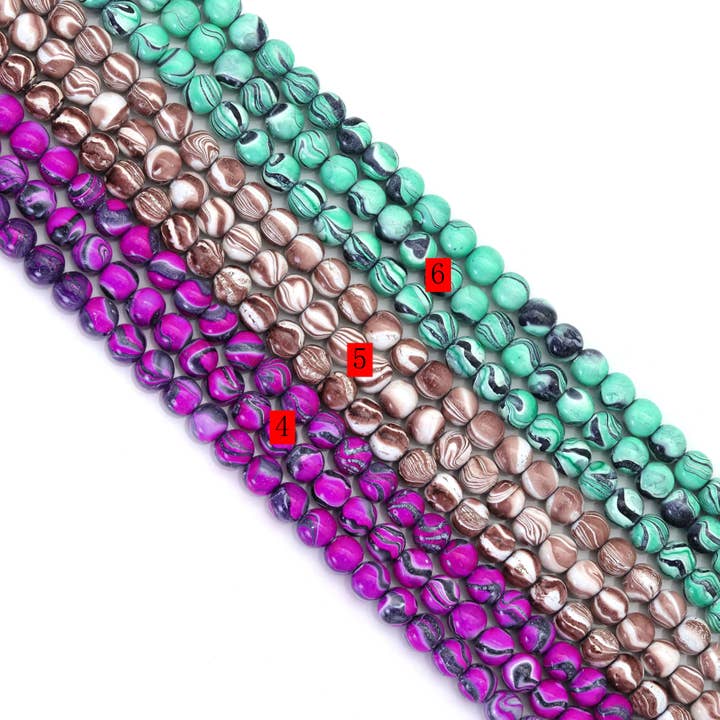 BestBeads&Beyond - Wholesale Beads - Colorful Hematite Round Smooth Beads, Sku#S1651