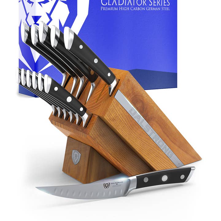 Dalstrong - Wholesale Knife Set - Knife Block 12-Pc | Black | Gladiator Series | Dalstrong ©0