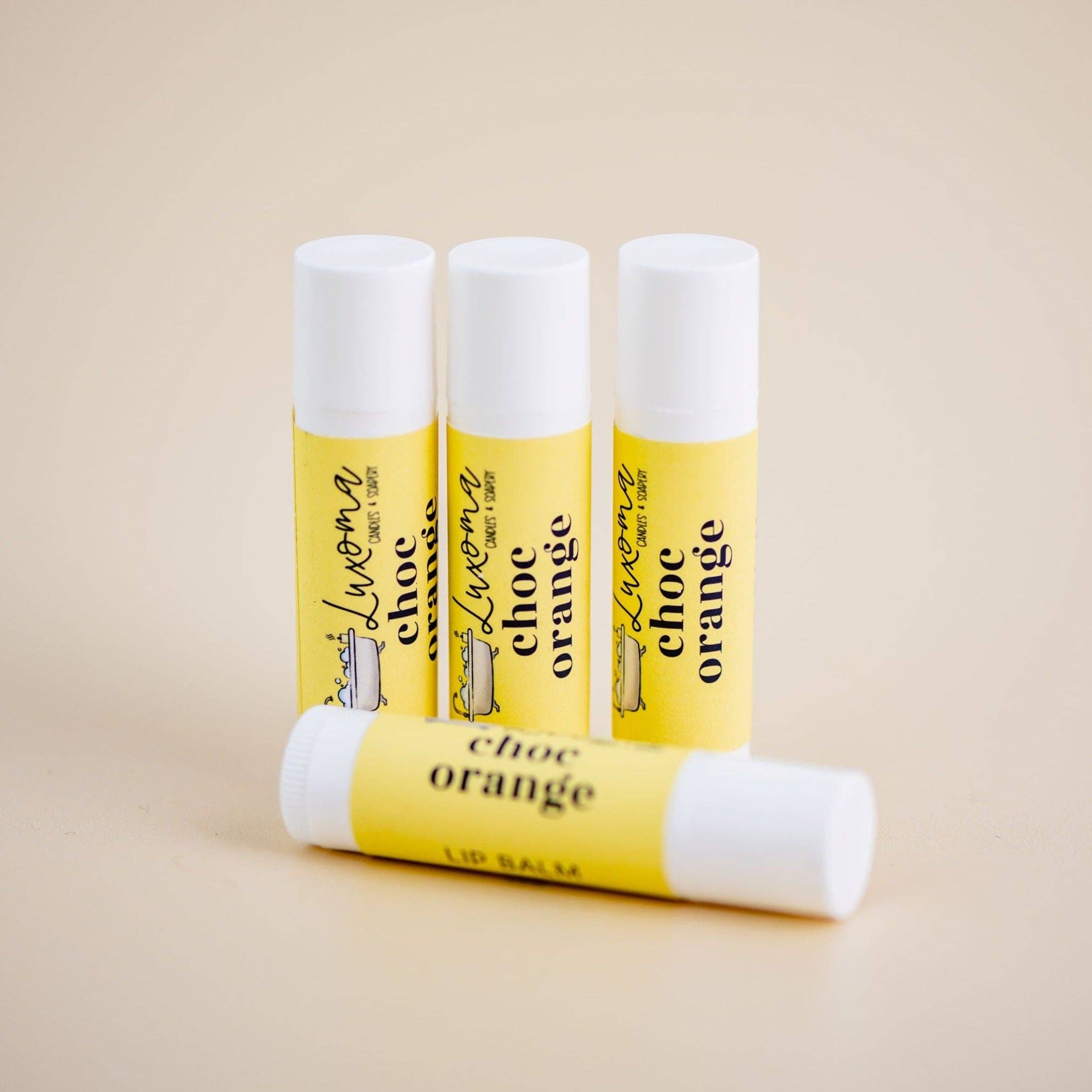 Luxoma - Wholesale Lip Balm - Choc Orange Flavoured Lip Balm1