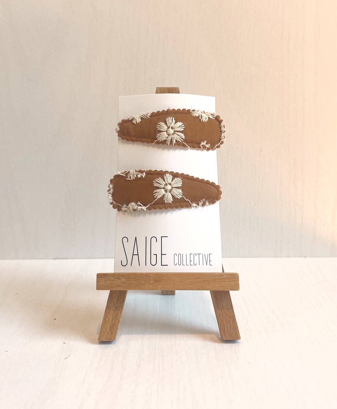Saige Collective - Wholesale Hair Clip - Women's - Boho Embroidered Hair Clip4
