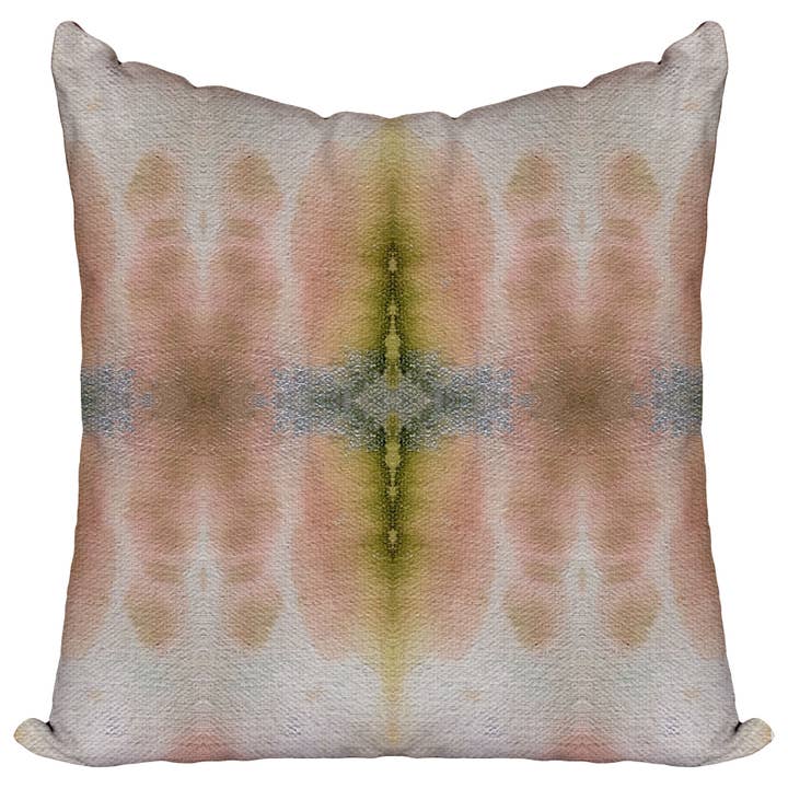 Pink Tie Dye Pillow for wholesale by Windy O'Connor Art & Home