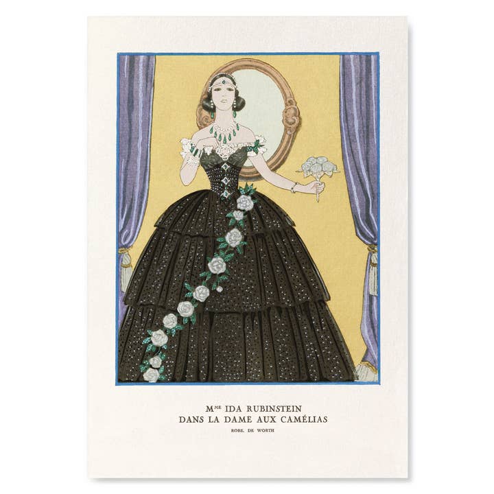 ATTRICE IDA RUBINSTEIN (1923): Stampa d'Arte Vintage per la vendita all'ingrosso da parte di Ezen Trade