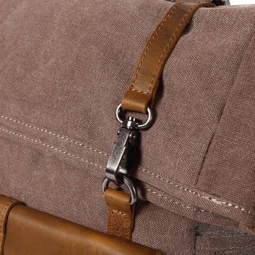 MyBackShops - Wholesale Backpack - Unisex - Bruxelles - Roll Up Hiking Adventurers - Army Green6