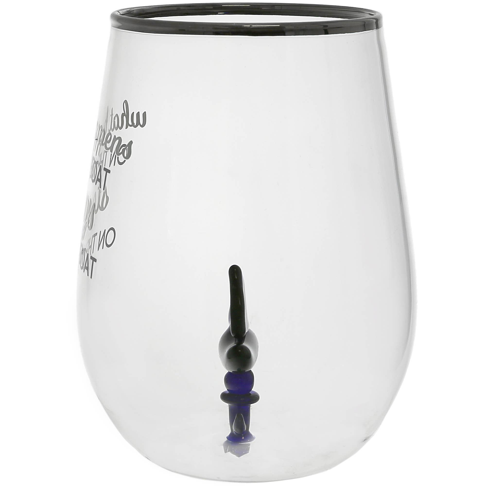 Pavilion - Wholesale Wine Glass - On The Boat - Sailboat - 19 oz. Stemless Wine Glass6