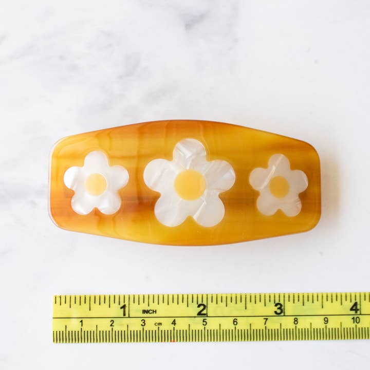 Tiepology - Wholesale Hair Pin - Eco Dreaming Daisy Hair Barrette1