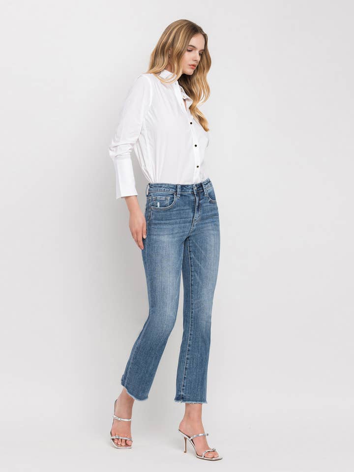 Virtuous HIGH RISE KICK FLARE JEANS LV1054 for wholesale on Faire7