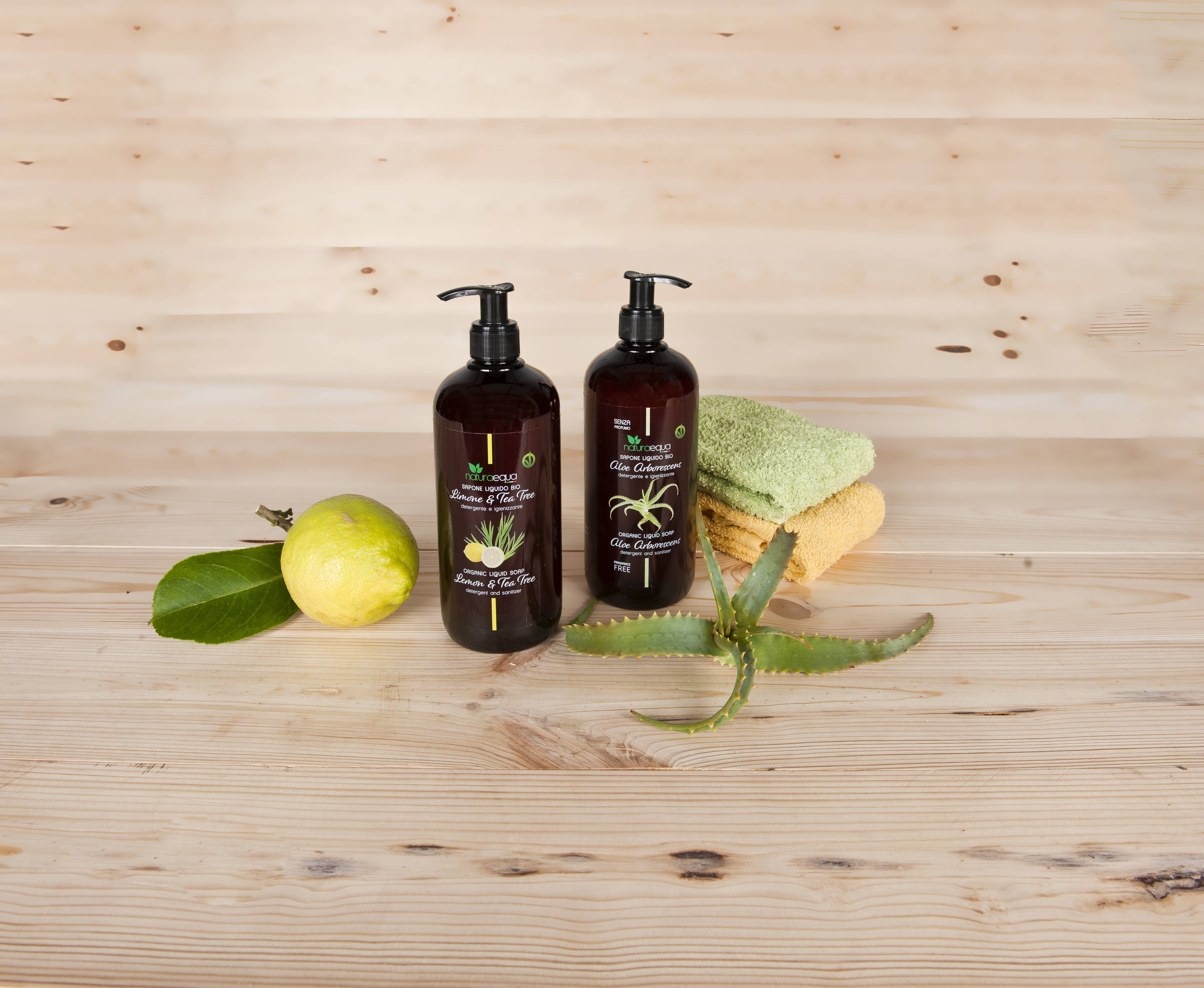 NaturaEqua - Wholesale Body Wash/Shower Gel - Organic liquid soap - Aloe Arborescens-cleanser and sanitizer2
